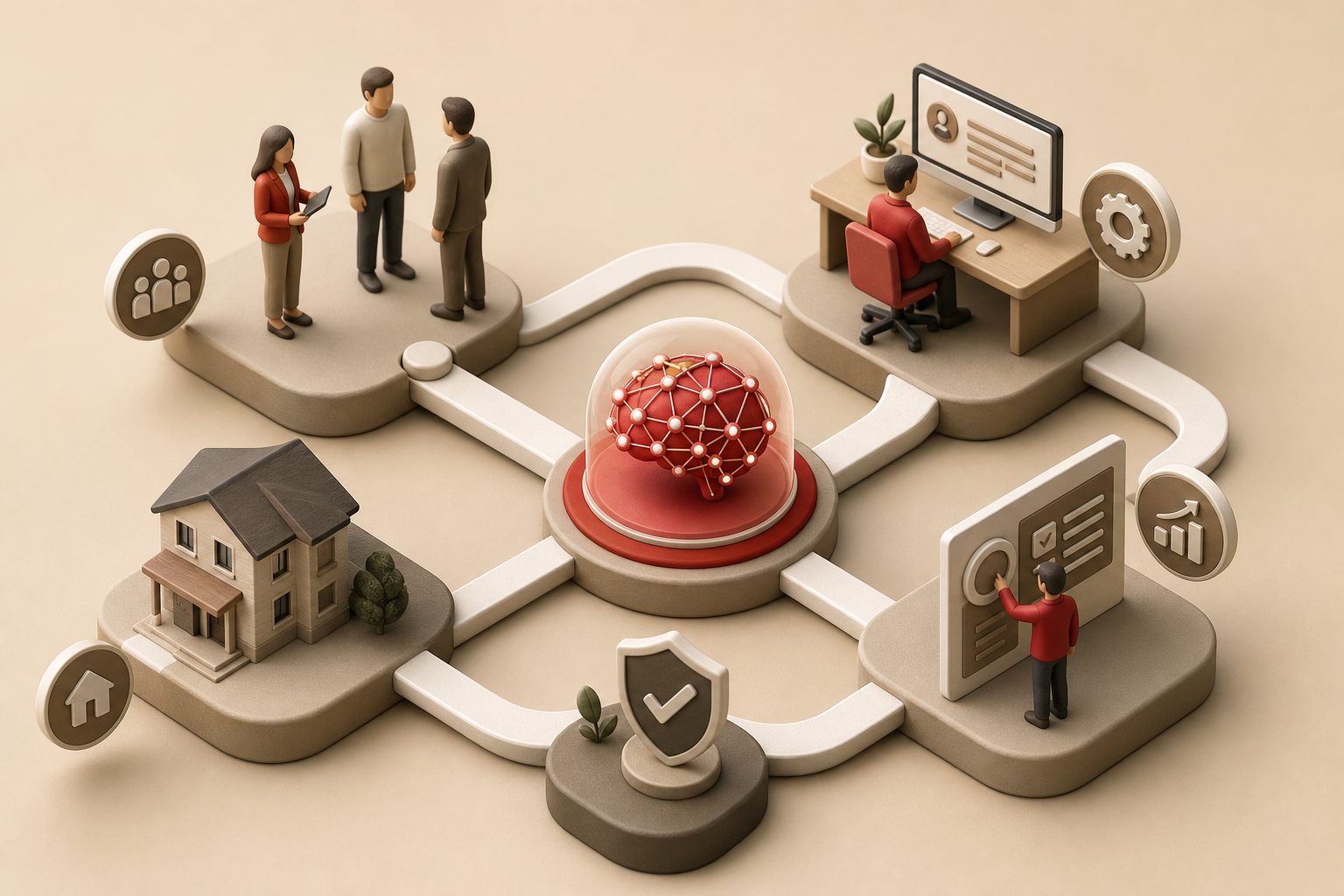 State Farm AI plan for sales agents workflow map
