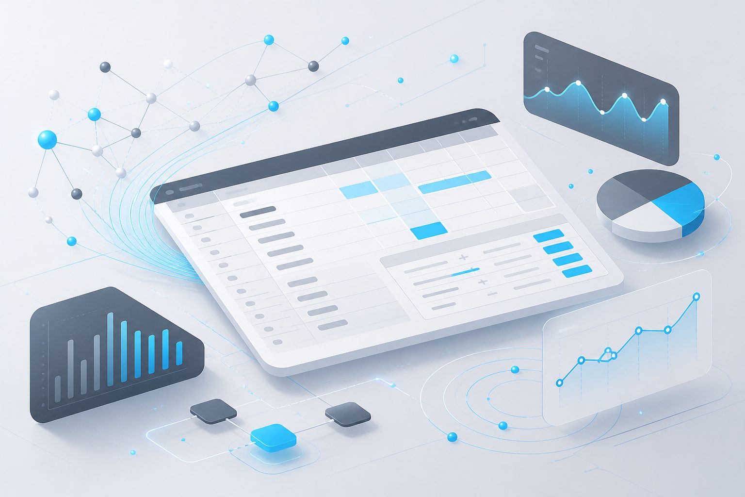 SaaS spreadsheet layout for AI sales agent ROI calculator inputs, formulas, and pilot validation metrics