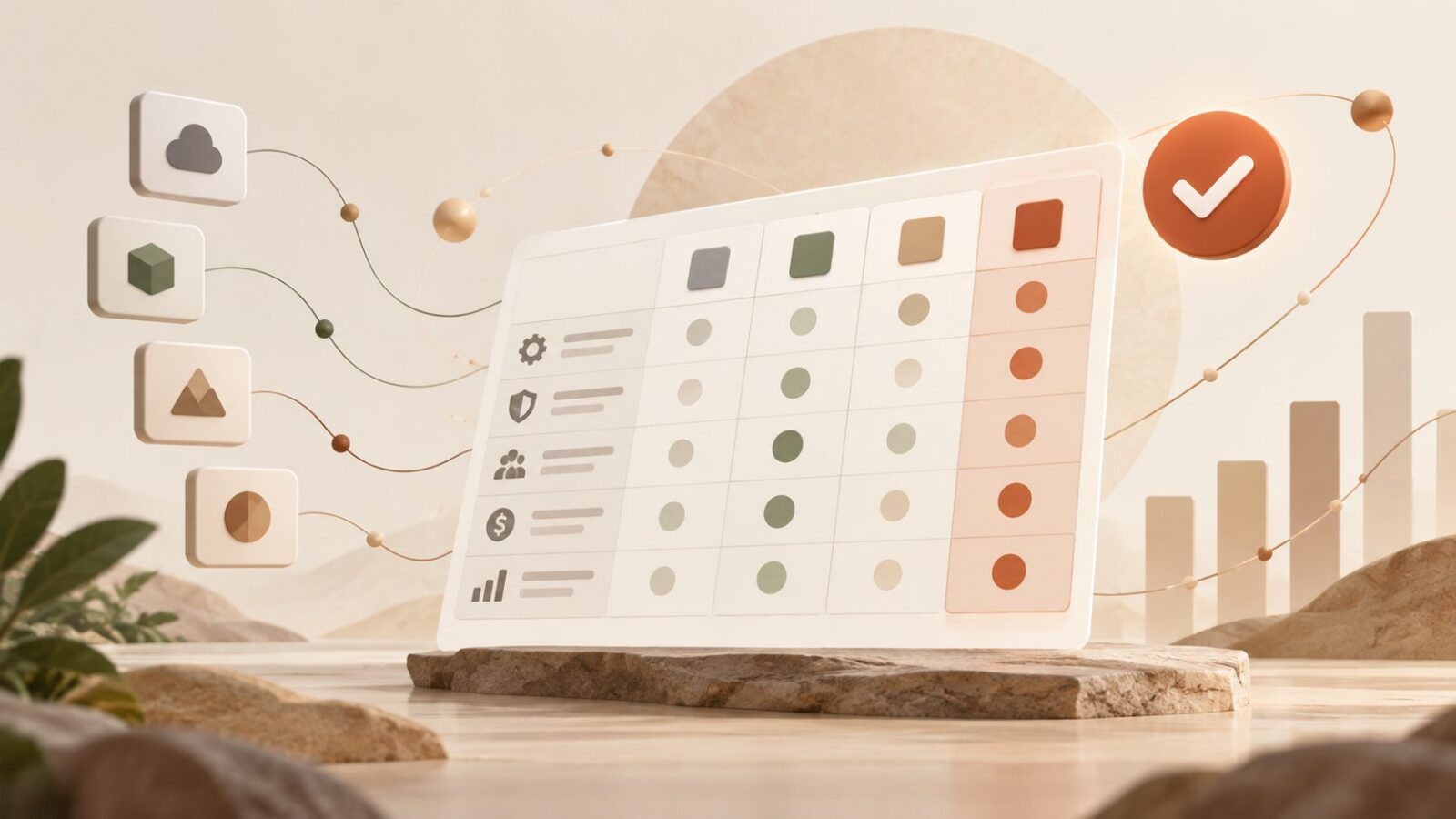 Software Evaluation Matrix Spreadsheet Template: Weighted Scorecard