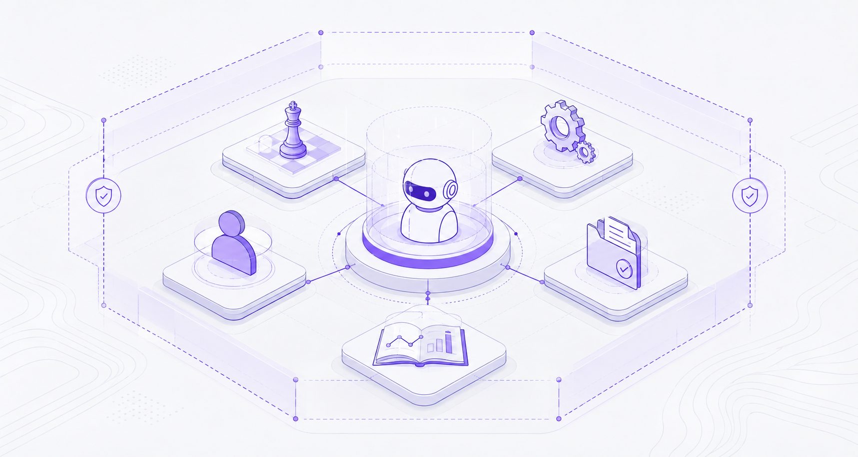 Control framework showing decision, action, escalation, evidence, and learning boundaries for AI sales agents