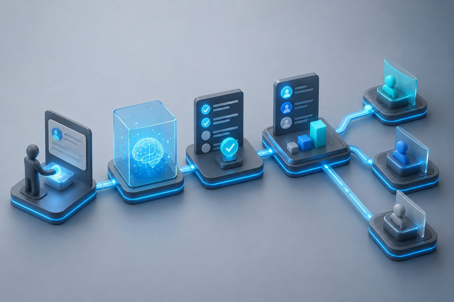 AI for B2B lead qualification workflow from inquiry to routing