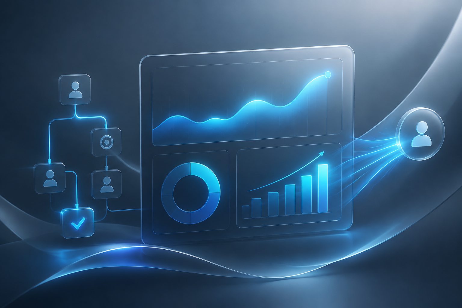 dashboard showing automated sales play performance, routing accuracy, and qualified meeting rate
