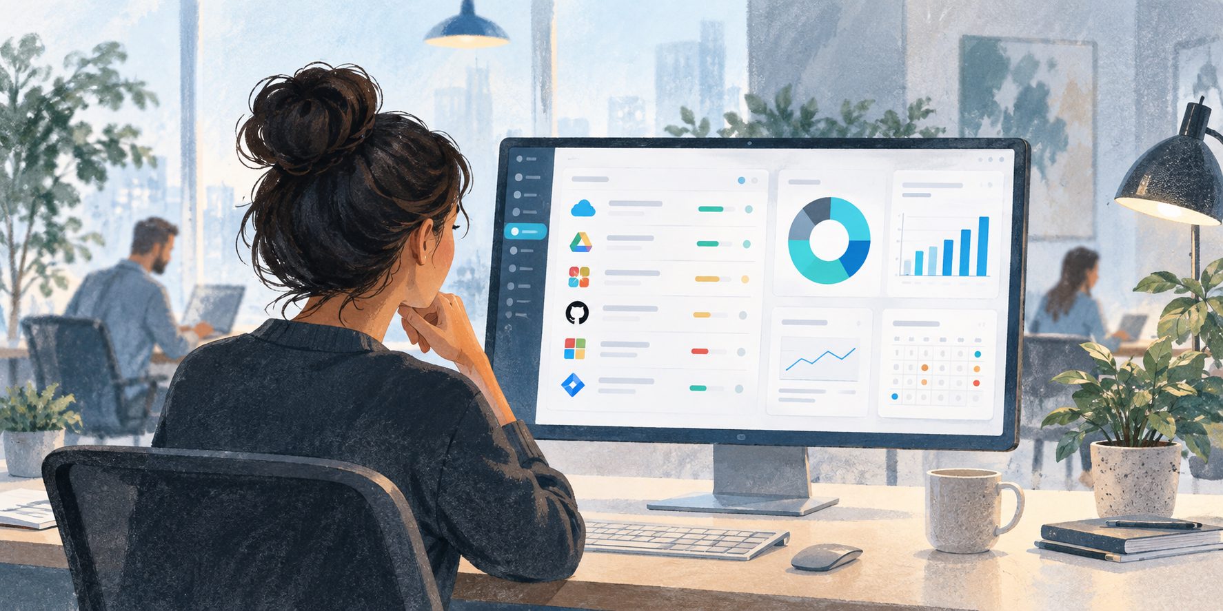SaaS vendor management platform for mid market dashboard showing vendors, renewals, and spend