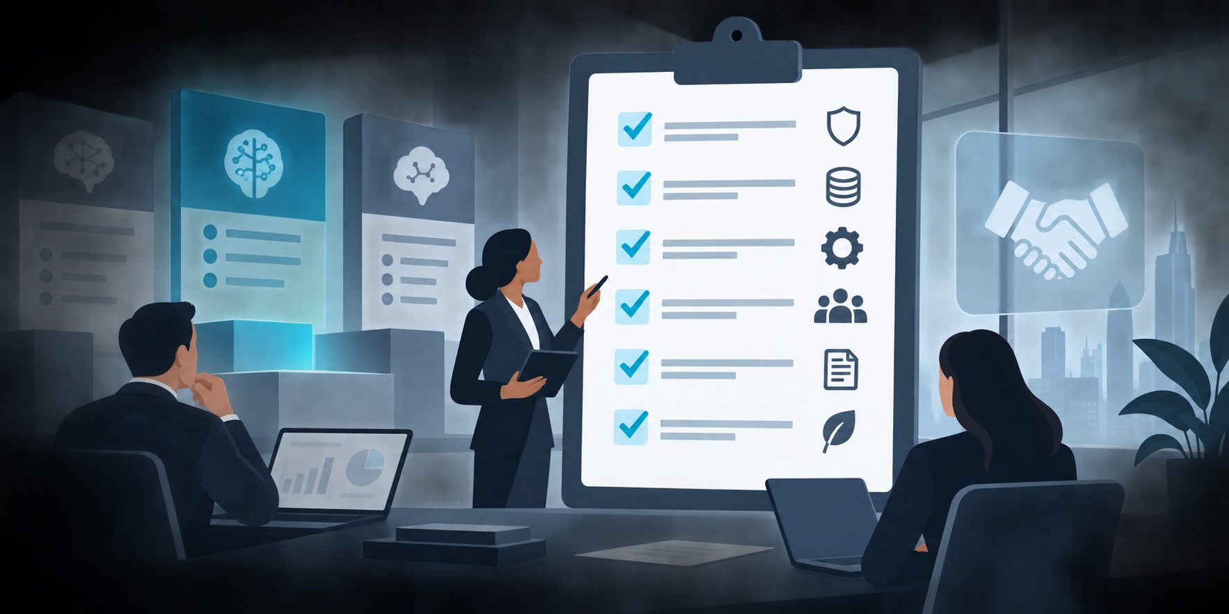 AI software vendor due diligence framework checklist for enterprise procurement