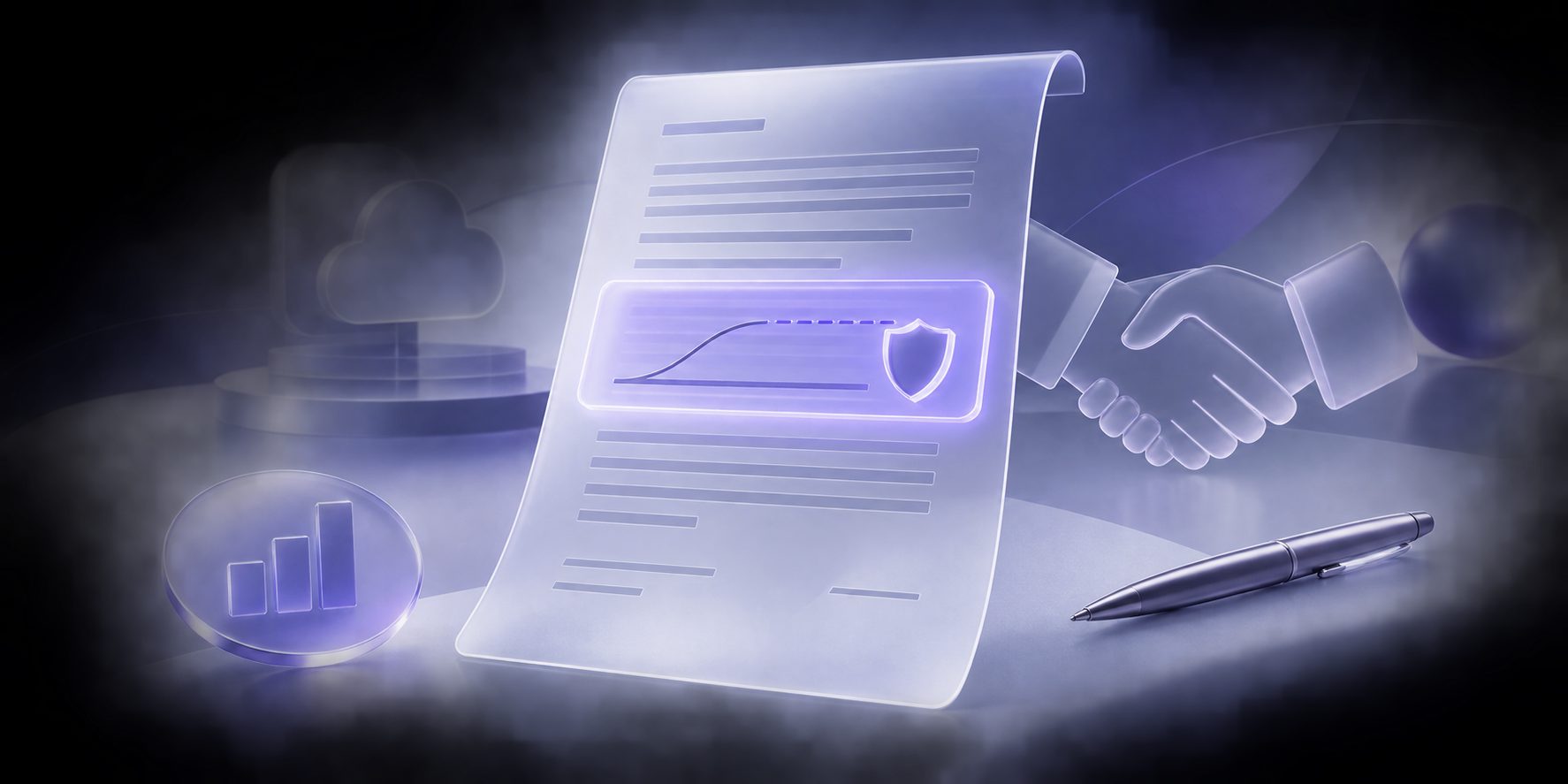 software renewal price increase cap negotiation clause highlighted in a SaaS contract