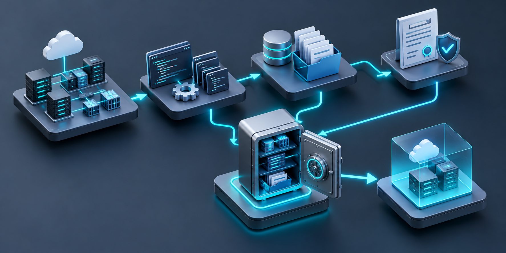 Cloud architecture escrow checklist covering infrastructure-as-code, deployment scripts, data export, and release rights